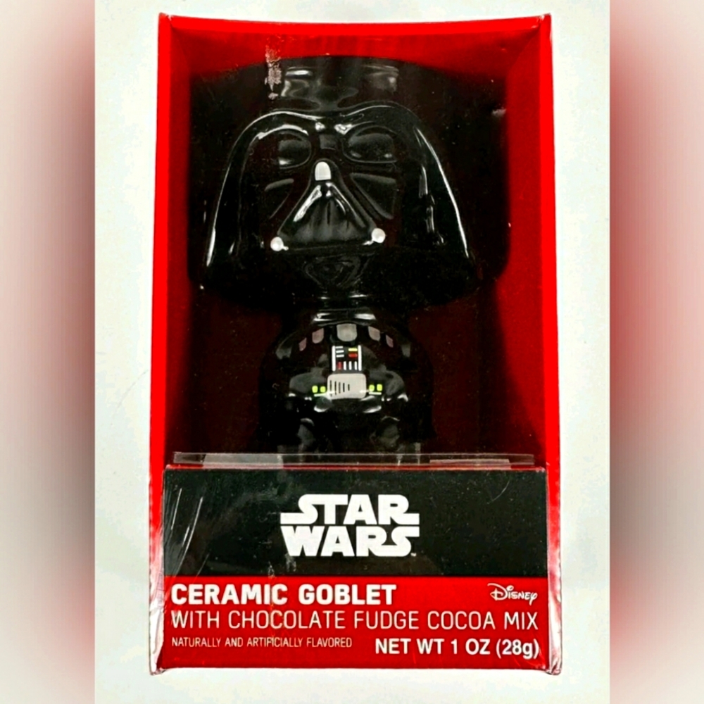 Star Wars Darth Vader Black Ceramic Goblet Cup Coffee Mug By Galerie